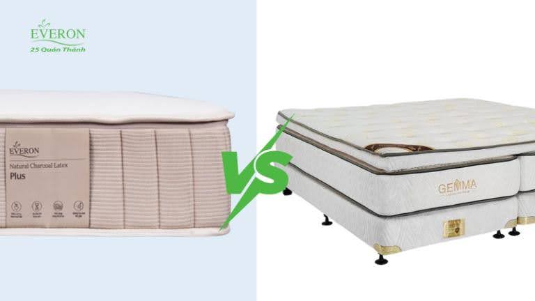 Everon và Hanvico đều là hai thương hiệu đệm hàng đầu